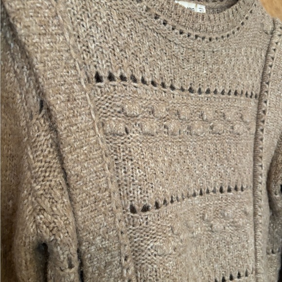 Mango Wool- blend Knit Sweater in Oatmeal Color - Picture 14 of 15